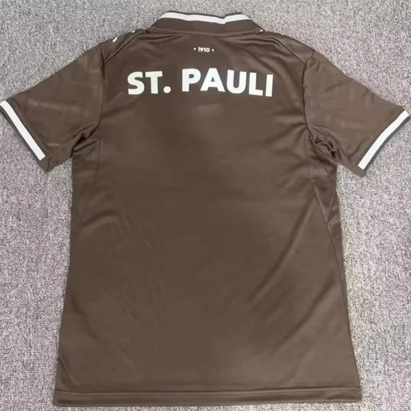 St Pauli 2026/27 Home Jersey Fan Version - Back View | KFCOOL