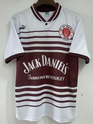 St Pauli 1997/98 Retro Home Jersey Fan Version - Front View St Pauli 1997/98 Retro Home Jersey Fan Version - Front View | KFCOOL