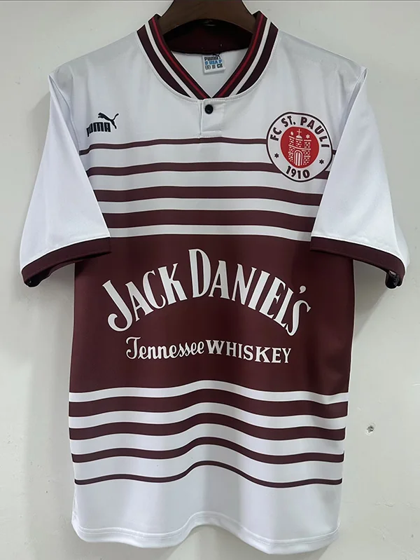 St Pauli 1997/98 Retro Home Jersey Fan Version - Front View St Pauli 1997/98 Retro Home Jersey Fan Version - Front View | KFCOOL
