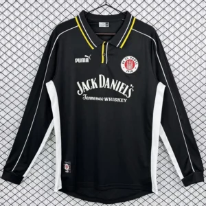 St Pauli 1999/00 Retro Away Long Sleeve Jersey Fan Version - Front View | KFCOOL