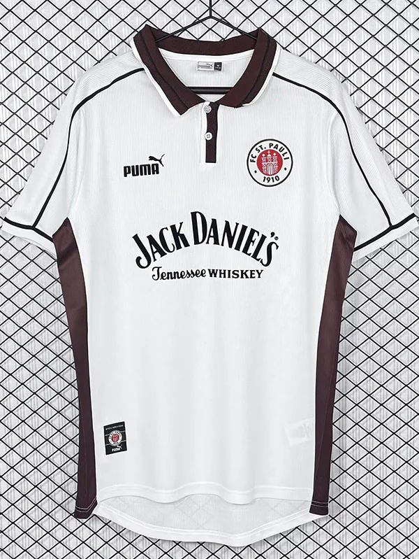 St Pauli 1999/00 Retro Home Jersey Fan Version - Front View | KFCOOL
