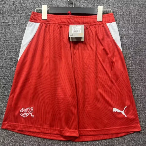 Switzerland 2026/27 Home Shorts - Front View | KFCOOL