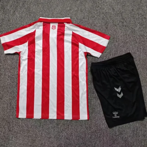 Sunderland 2026/27 Home Kids Kit Fan Version - Back View Sunderland 2026/27 Home Kids Kit Fan Version - Back View | KFCOOL
