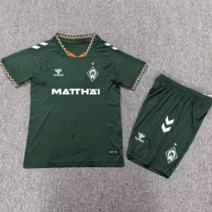 Werder Bremen 2026/27 Away Kids Kit Fan Version - Front View | KFCOOL