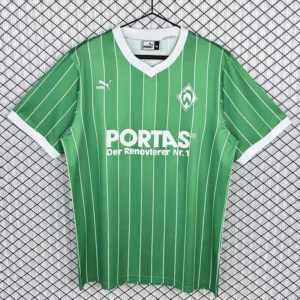 Werder Bremen 1987/88 Retro Home Green Jersey Fan Version - Front View | KFCOOL