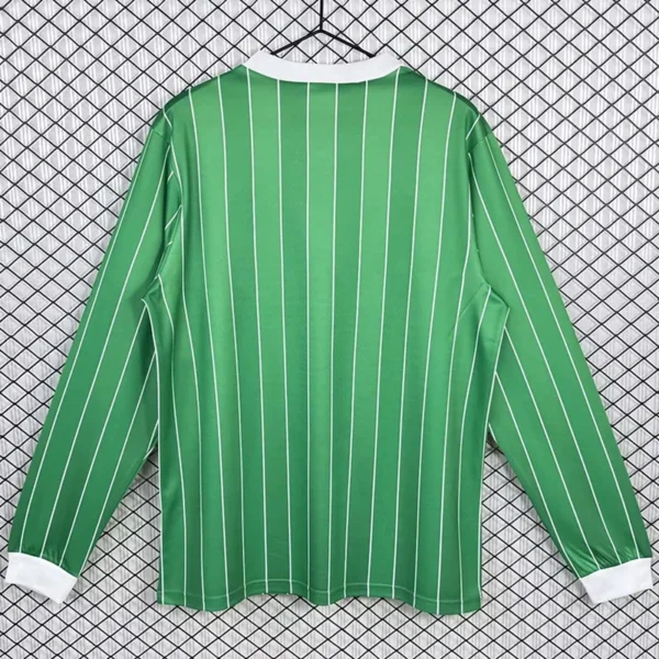 Werder Bremen 1987/88 Retro Home Long Sleeve Jersey Fan Version - Back View | KFCOOL