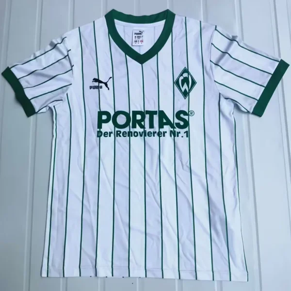 Werder Bremen 1987/88 Retro Home Jersey Fan Version - Front View | KFCOOL