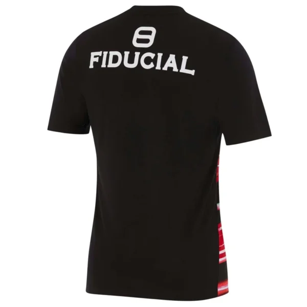 Toulouse 2025/26 Red Black Jersey Fan Version - Back View | KFCOOL