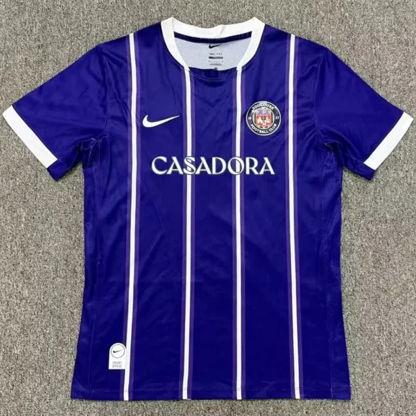 Toulouse 2026/27 Home Jersey Fan Version - Front View | KFCOOL