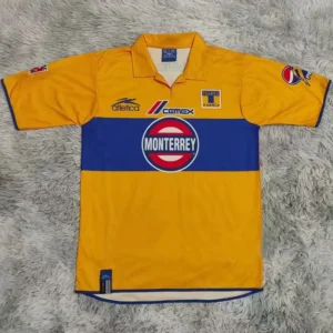 Tigres UANL 2003/04 Retro Home Jersey Fan Version - Front View | KFCOOL
