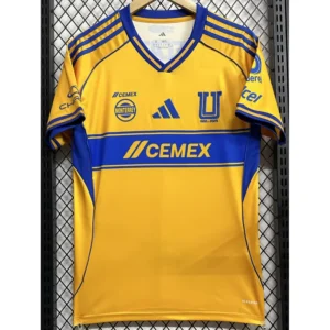 Tigres UANL 2025/26 Home Jersey Fan Version - Front View Tigres UANL 2025/26 Home Jersey Fan Version - Front View | KFCOOL