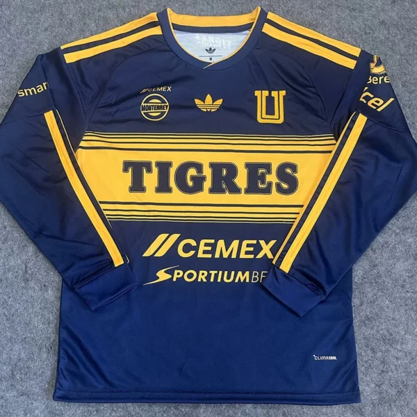 Tigres UANL 2026/27 Away Long Sleeve Jersey Fan Version - Front View | KFCOOL