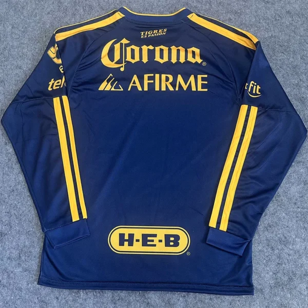 Tigres UANL 2026/27 Away Long Sleeve Jersey Fan Version - Back View | KFCOOL