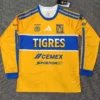 Tigres UANL 2026/27 Home Long Sleeve Jersey Fan Version - Front View | KFCOOL