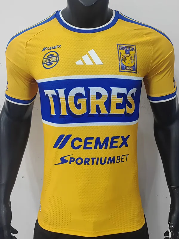 Tigres UANL 2026/27 Home Jersey Player Version - Front View | KFCOOL