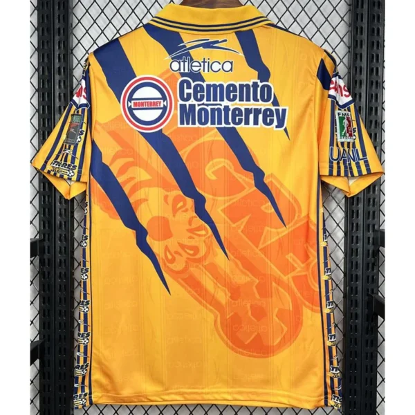 Tigres UANL 1997/98 Retro Home Jersey Fan Version - Back View | KFCOOL