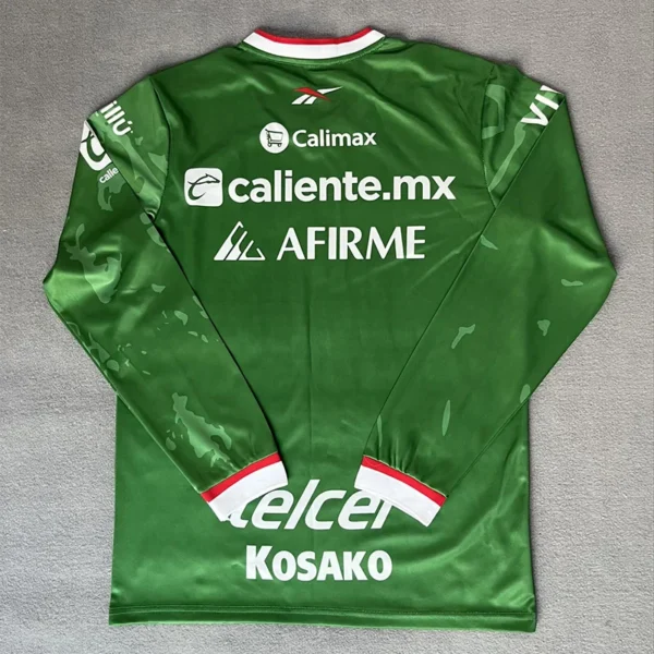 Club Tijuana 2026/27 Long Sleeve Jersey Fan Version - Back View | KFCOOL