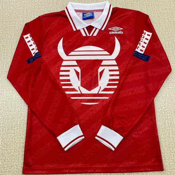 Toros Neza 1995/96 Retro Home Long Sleeve Jersey Fan Version - Front View Toros Neza 1995/96 Retro Home Long Sleeve Jersey Fan Version - Front View | KFCOOL