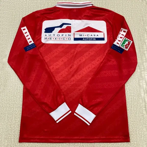 Toros Neza 1995/96 Retro Home Long Sleeve Jersey Fan Version - Back View Toros Neza 1995/96 Retro Home Long Sleeve Jersey Fan Version - Back View | KFCOOL