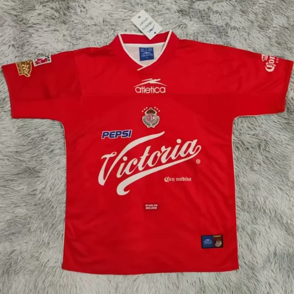Toluca 2000/01 Retro Home Jersey Fan Version - Front View | KFCOOL