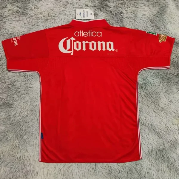 Toluca 2000/01 Retro Home Jersey Fan Version - Back View | KFCOOL