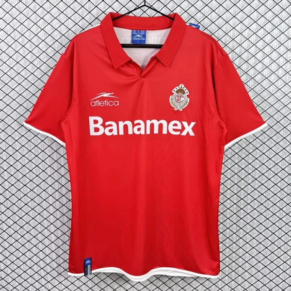 Toluca 2003/04 Retro Home Jersey Fan Version - Front View | KFCOOL