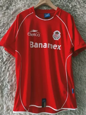 Toluca 2005/06 Retro Home Jersey Fan Version - Front View | KFCOOL