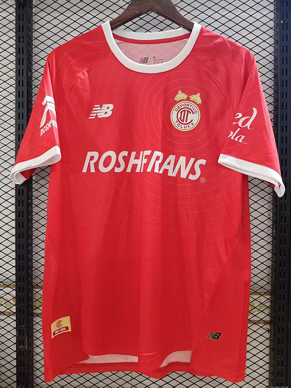 Toluca 2025/26 Jersey Fan Version - Front View | KFCOOL