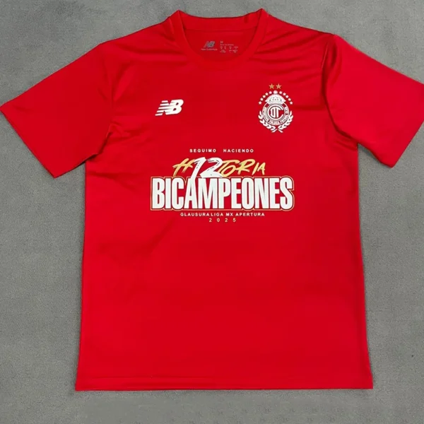 Toluca 2025/26 Training Shirt - Front View | KFCOOL