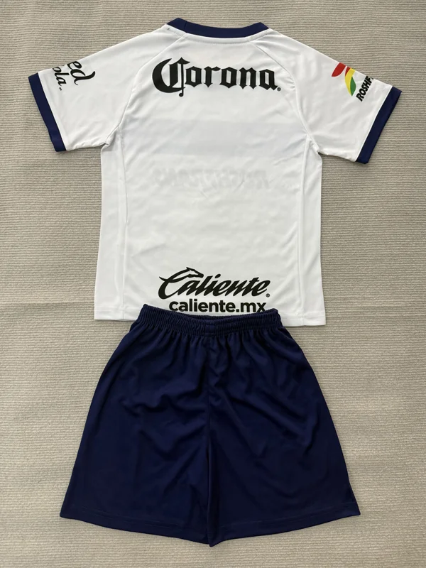 Toluca 2026/27 Away Kids Kit Fan Version - Back View | KFCOOL