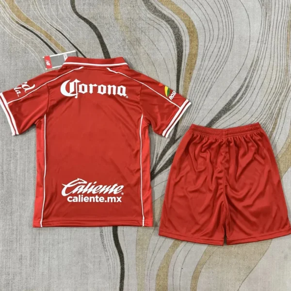 Toluca 2026/27 Home Kids Kit Fan Version - Back View Toluca 2026/27 Home Kids Kit Fan Version - Back View | KFCOOL