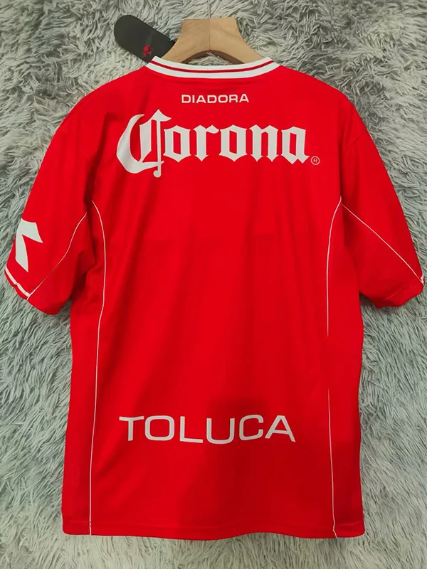 Toluca 1998/99 Retro Home Jersey Fan Version - Back View | KFCOOL