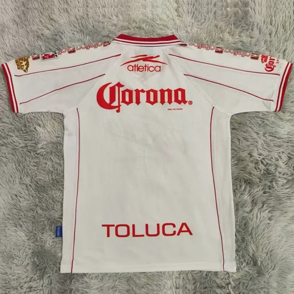 Toluca 1999/00 Retro Away Jersey Fan Version - Back View | KFCOOL