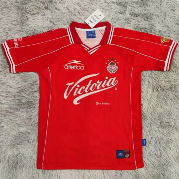 Toluca 1999/00 Retro Home Jersey Fan Version - Front View | KFCOOL