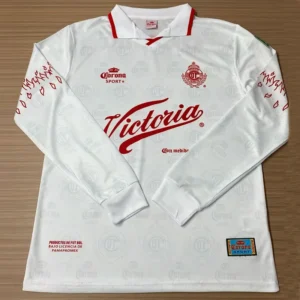Toluca 1995/97 Retro Away Long Sleeve Jersey Fan Version - Front View | KFCOOL