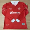 Toluca 1995/97 Retro Home Long Sleeve Jersey Fan Version - Front View Toluca 1995/97 Retro Home Long Sleeve Jersey Fan Version - Front View | KFCOOL