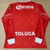 Toluca 1995/97 Retro Home Long Sleeve Jersey Fan Version - Back View Toluca 1995/97 Retro Home Long Sleeve Jersey Fan Version - Back View | KFCOOL
