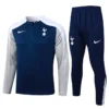 Tottenham 2025/26 Royal Blue Half Pull Tracksuit - Front View | KFCOOL
