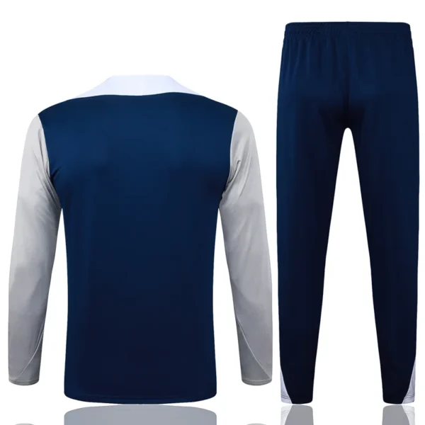 Tottenham 2025/26 Royal Blue Half Pull Tracksuit - Back View | KFCOOL