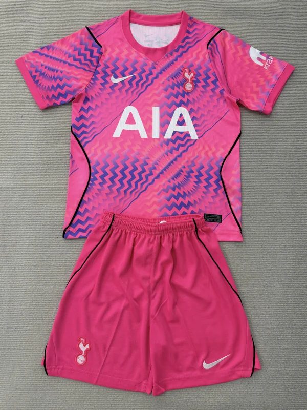 Tottenham 2026/27 Goalkeeper Kids Kit Fan Version - Front View | KFCOOL