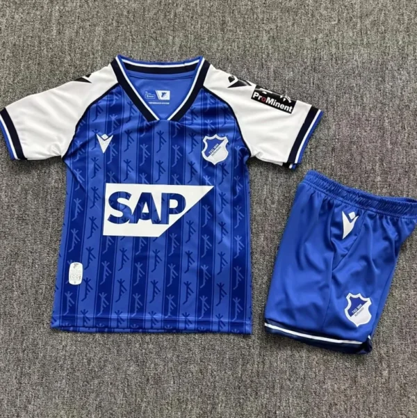 Hoffenheim 2026/27 Home Kids Kit Fan Version - Front View Hoffenheim 2026/27 Home Kids Kit Fan Version - Front View | KFCOOL