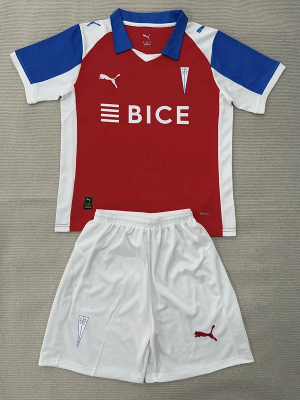 Universidad Católica 2026/27 Away Kids Kit Fan Version - Front View | KFCOOL