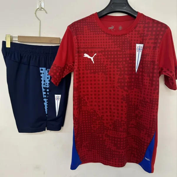 Universidad Católica 2026/27 Training Short Suit - Front View | KFCOOL