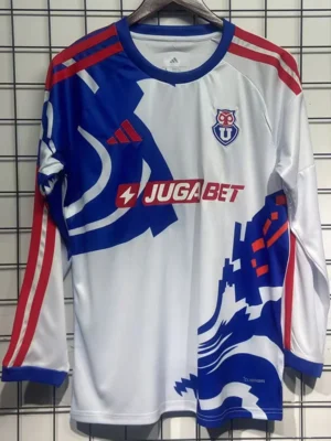 Universidad de Chile 2026/27 Away Long Sleeve Jersey Fan Version - Front View Universidad de Chile 2026/27 Away Long Sleeve Jersey Fan Version - Front View | KFCOOL