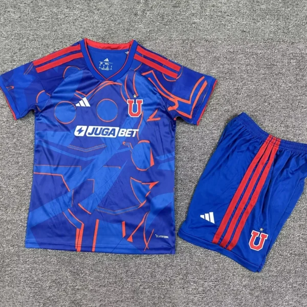 Universidad de Chile 2026/27 Home Kids Kit Fan Version - Front View | KFCOOL