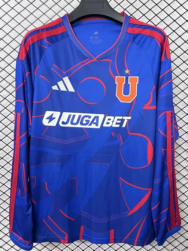 Universidad de Chile 2026/27 Home Long Sleeve Jersey Fan Version - Front View | KFCOOL