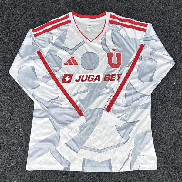 Universidad de Chile 2026/27 Long Sleeve Jersey Fan Version - Front View Universidad de Chile 2026/27 Long Sleeve Jersey Fan Version - Front View | KFCOOL