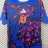 Universidad de Chile 2026/27 Blue Red Training Shirt - Front View | KFCOOL