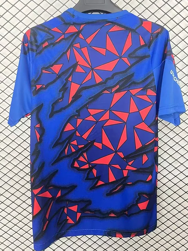 Universidad de Chile 2026/27 Blue Red Training Shirt - Back View | KFCOOL