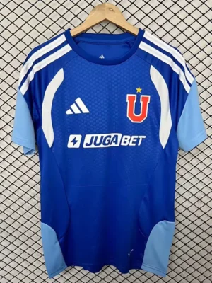Universidad de Chile 2026/27 Blue White Training Shirt - Front View | KFCOOL